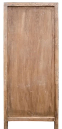 Casa Padrino Landhausstil Schrank aus Kiefernholz Naturfarben 75 x 40 x H. 180 cm