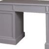 Casa Padrino Landhausstil Schreibtisch mit 2 Schubladen und Tür Grau 110 x 55 x H. 78 cm - Massives Kiefernholz Büromöbel
