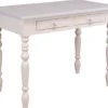 Casa Padrino Landhausstil Schreibtisch mit 2 Schubladen Creme / Grau 109 x 60 x H. 79 cm - Landhausstil Büromöbel
