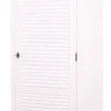 Casa Padrino Landhausstil Schlafzimmerschrank / Kleiderschrank mit Tür Weiß 76 x 59 x H. 200 cm - Schlafzimmermöbel