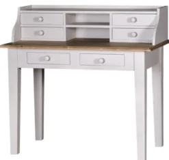 Casa Padrino Landhausstil Schreibtisch mit 6 Schubladen 109 x 60 x H. 102 cm - Luxus Qualität