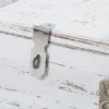 Casa Padrino Landhausstil Shabby Chic Holztruhen 2er Set Antik Weiß - Wohnzimmer Deko