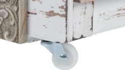 Casa Padrino Landhausstil Shabby Chic Holztruhen 2er Set Antik Weiß - Wohnzimmer Deko