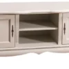 Casa Padrino Landhausstil Sideboard mit 2 Türen Antik Hellgrau 158 x 48 x H. 60 cm - Landhausstil Wohnzimmermöbel