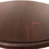 Casa Padrino Landhausstil Stehtisch Schwarz / Dunkelbraun Ø 78 x H. 110 cm - Runder Bartisch im Landhausstil