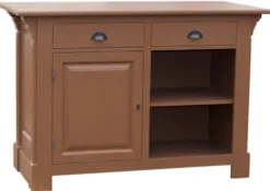 Casa Padrino Landhausstil Theke Braun 140 x 68 x H. 95 cm - Landhausstil Möbel