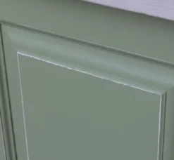 Casa Padrino Landhausstil TV Schrank Grün / Grau 160 x 46 x H. 60 cm - Massivholz Sideboard - Landhausstil Wohnzimmer Möbel
