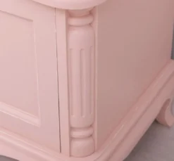 Casa Padrino Landhausstil TV Schrank Rosa 158 x 48 x H. 60 cm - Massivholz Sideboard - Landhausstil Wohnzimmer Möbel