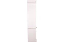 Casa Padrino Landhausstil Wandschrank Antik Weiß 160 x 48 x H. 215 cm - Landhausstil Möbel - Bücherregal