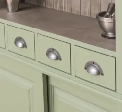 Casa Padrino Landhausstil Weinschrank Hellgrün / Grau 103 x 36 x H. 210 cm - Barschrank im Landhausstil - Landhausstil Bar Möbel