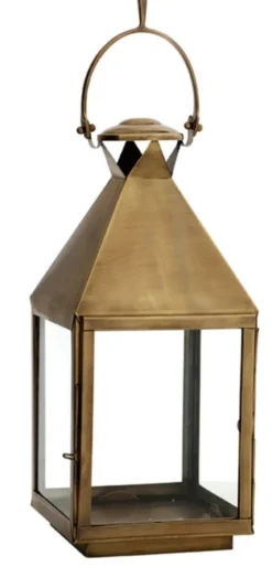Casa Padrino Laterne mit Griff 24 x 24 x H. 70 cm - Hotel Restaurant Dekoration