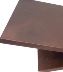 Casa Padrino Luxus Aluminium Buchständer / Buchstütze Bronze 49,5 cm - Deko Accessoires