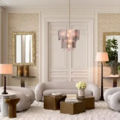 Casa Padrino Luxus Aluminium Spiegel Gold H. 140 cm