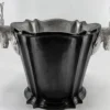 Casa Padrino Luxus Aluminium Weinkühler Schwarz / Silber Ø 24 x H. 24 cm - Hotel & Restaurant Accessoires