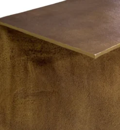 Casa Padrino Luxus Aluminium Konsole Vintage Messing 104 cm