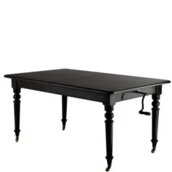 Casa Padrino luxus Antik Stil Esstisch Spindel Schwarz Ausziehbar 162 - 245 x 100 x H.77 cm aus dem Hause Casa Padrino