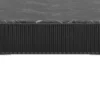 Casa Padrino Luxus Art Deco Couchtisch Schwarz / Silber 120 x 120 x H. 45 cm - Edler Wohnzimmertisch mit Marmorplatte - Art Deco Wohnzimmer Möbel