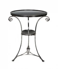 Casa Padrino Luxus Art Deco Designer Beistelltisch in Antik Silber, 51 x H. 71 cm