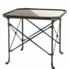Casa Padrino Luxus Art Deco Designer Beistelltisch Anthrazit 63 x 63 x H. 55 cm