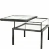 Casa Padrino Luxus Art Deco Designer Beistelltisch Bronze 65 x 65 x H. 55,5 cm