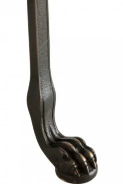 Casa Padrino Luxus Art Deco Designer Beistelltisch Anthrazit 42 x H. 55 cm - Edler Beistelltisch