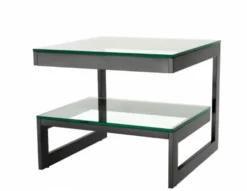 Casa Padrino Luxus Art Deco Designer Beistelltisch Bronze 65 x 65 x H. 55 cm