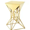 Casa Padrino Luxus Art Deco Designer Beistelltisch Gold - 36 x 36 x H. 60 cm