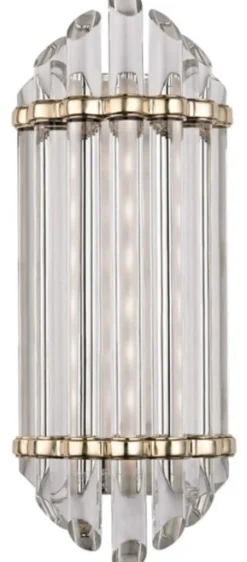 Casa Padrino Luxus Art Deco LED Wandleuchte Antik Messing 16,5 x 10,8 x H. 41,9 cm - Luxus Qualität