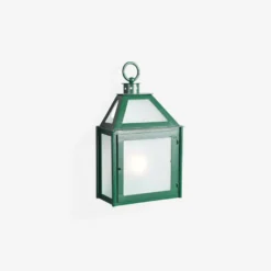 Casa Padrino Luxus Außen Laterne Grün H. 62 cm - Handgefertigte Laterne aus Schmiedeeisen - Luxus Kollektion - Edel & Prunkvoll