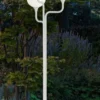 Casa Padrino Luxus Außenstehleuchte Weiß 52 x 45 x H. 170 cm - Elegante Gartenlaterne - Gartenbeleuchtung - Außenbeleuchtung - Luxus Qualität - Made in Italy