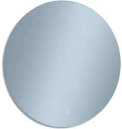 Casa Padrino Luxus Badezimmer Spiegel Ø 60 cm - Runder Wandspiegel mit LED Beleuchtung - Badezimmer Möbel - Badezimmer Accessoires