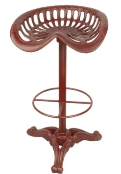 Casa Padrino Luxus Barhocker - Gusseisen - Höhe 78,7 cm - Industrial Design