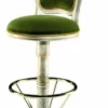 Casa Padrino Luxus Barock Barstuhl Grün - Made in Italy