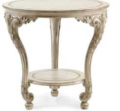 Casa Padrino Luxus Barock 3-Bein Beistelltisch Antik Grau
