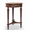 Casa Padrino Luxus Barock Beistelltisch Braun H. 71,5 cm - Barock Möbel - Made in Italy