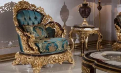 Casa Padrino Luxus Barock Beistelltisch Weiß / Braun / Gold - Prunkvoller Massivholz Tisch im Barockstil - Barock Wohnzimmer Möbel - Edel & Prunkvoll