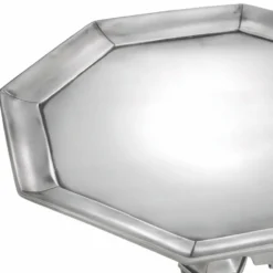 Casa Padrino Luxus Barock Beistelltisch Antik Silber H. 66 cm - Barock Hotel Möbel