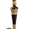 Casa Padrino Luxus Barock Beistelltisch Antik Schwarz / Antik Gold / Schwarz - Prunkvoller Massivholz Tisch mit Marmorplatte - Luxus Möbel im Barockstil - Luxus Qualität - Made in Italy