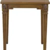 Casa Padrino Luxus Barock Beistelltisch Braun 48 x 44 x H. 62 cm - Edler Mahagoni Tisch im Barockstil - Barock Mahagoni Möbel