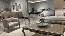 Casa Padrino Luxus Barock Beistelltisch Silber - Quadratischer Massivholz Tisch im Barockstil - Luxus Wohnzimmer Möbel im Barockstil - Barock Möbel - Edel & Prunkvoll