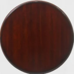 Casa Padrino Luxus Barock Beistelltisch Dunkelbraun Ø 50 x H. 62 cm - Runder Mahagoni Tisch - Mahagoni Möbel im Barockstil