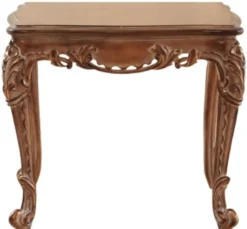 Casa Padrino Luxus Barock Beistelltisch Braun - Handgefertigter Tisch im Barockstil - Barock Wohnzimmer Möbel - Edel & Prunkvoll