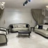 Casa Padrino Luxus Barock Beistelltisch Schwarz - Runder Massivholz Tisch im Barockstil - Luxus Wohnzimmer Möbel im Barockstil - Barock Möbel - Edel & Prunkvoll