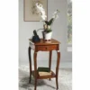 Casa Padrino Luxus Barock Beistelltisch mit Schublade Braun H. 70 cm - Made in Italy