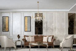 Casa Padrino Luxus Barock Beistelltisch Antik Silber - Quadratischer Massivholz Tisch im Barockstil - Luxus Wohnzimmer Möbel im Barockstil - Barock Möbel - Edel & Prunkvoll