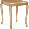 Casa Padrino Luxus Barock Beistelltisch Gold - Quadratischer Massivholz Tisch im Barockstil - Luxus Wohnzimmer Möbel im Barockstil - Barock Möbel - Edel & Prunkvoll