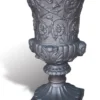 Casa Padrino Luxus Barock Blumentopf Schwarz Ø 40 x H. 60 cm - Made in Italy