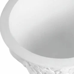 Casa Padrino Luxus Barock Blumentopf Weiß Ø 60 x H. 60 cm - Barockstil Deko