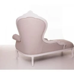 Casa Padrino Luxus Barock Chaiselongue in Creme und Altweiß mit goldfarbenem Blattmetall - 150 x 64 x 118 cm