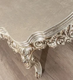 Casa Padrino Luxus Barock Couchtisch Antik Gold - Handgefertigter Massivholz Wohnzimmertisch im Barockstil - Barock Wohnzimmer Möbel - Edel & Prunkvoll